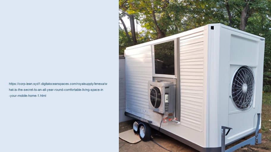 What is the secret to an all-year-round comfortable living space in your mobile home?